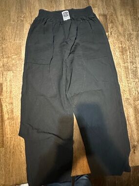 Black Relaxed Jogger Pants for Women